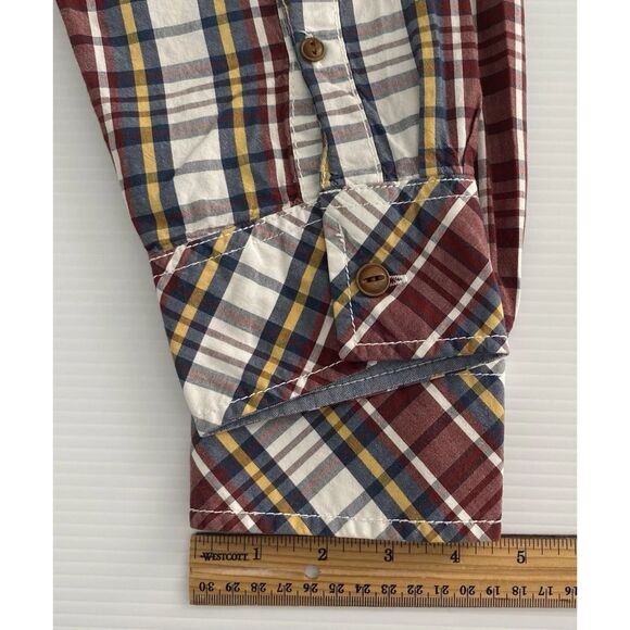 American Rag Cie Men's XXL 100% Cotton Short Sleeve Plaid Button Up Shirt - Picture 6 of 8